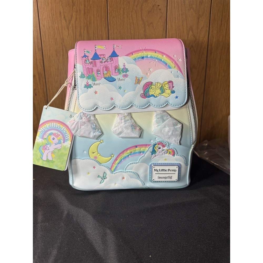 Loungefly My Little Pony‎ Equestria Drawstring Mini Backpack NWT